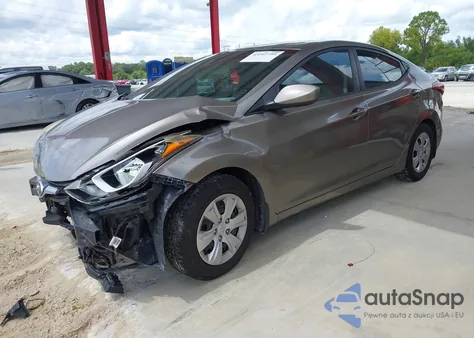 2016 Hyundai Elantra Se из США, поврежденный, VIN 5NPDH4AE3GH671901